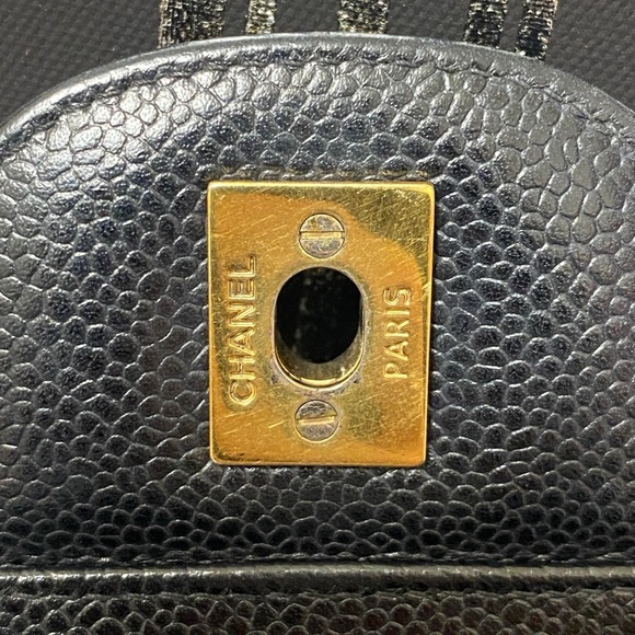 CHANEL CLASSIC JUMBO DOUBLE FLAP BLACK CAVIAR GHW - Picture 13 of 14